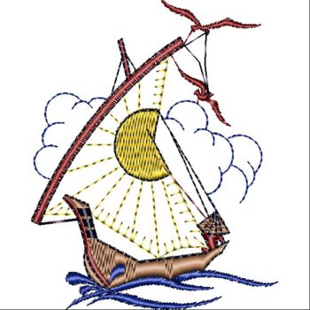 Boat Embroidery