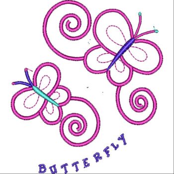 BUTTERFLY EMBROİDERY