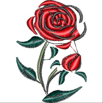 ROSE EMBROİDERY