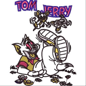 TOM & JERRY EMBROİDERY