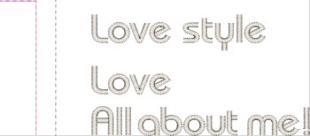 LOVE STYLE LOVE ALL ABOUT ME
