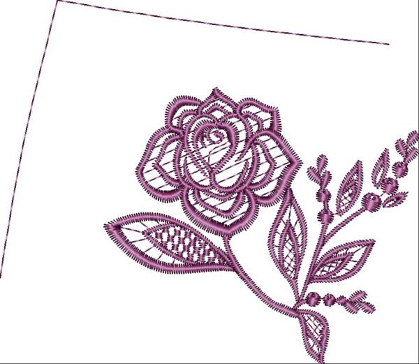 ROSE EMBROİDERY