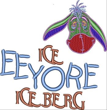 ICE EEYORE ICE BERG