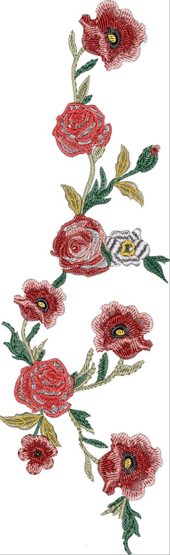 ROSE EMBROİDERY